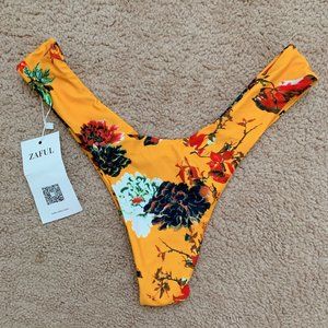 Zaful Cheeky Floral Bikini Bottoms
